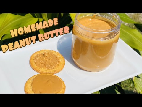 Delicious HOMEMADE PEANUT BUTTER recipe