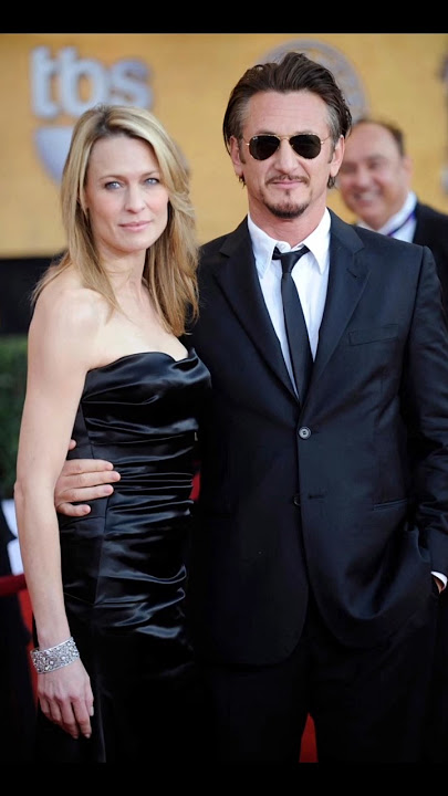 Sean Penn Married three times ★ His Second wife Robin Wright #shortvideo #shorts #marriages #love