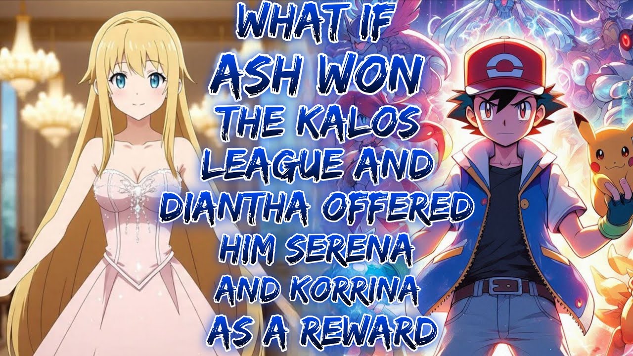 What If Ash Won The Kalos League And Diantha Offered Him Serena And Korrina As A Reward