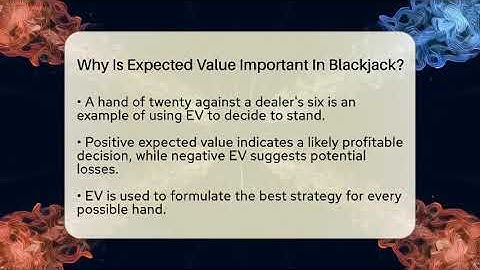 Why Is Expected Value Important In Blackjack? - The Blackjack Blueprint