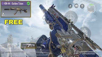 New KN-44 Golden Talon Gameplay - Free Epic Weapon Skin | COD Mobile | Call of Duty Mobile