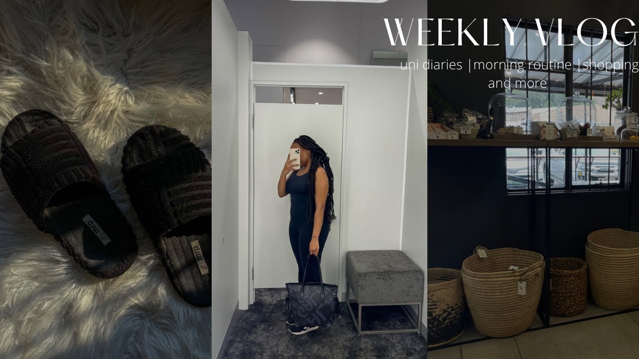 VLOG: UNI DIARIES +MORNING ROUTINE + ERRANDS AND MORE| SOUTH  AFRICAN YOUTUBER