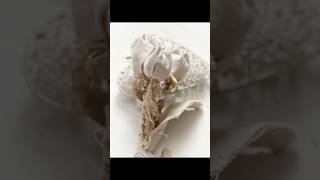 Easy drop cloth flowers . Fabric tulip diy #shorts #easycrafts #easyflowers #flowersdiy