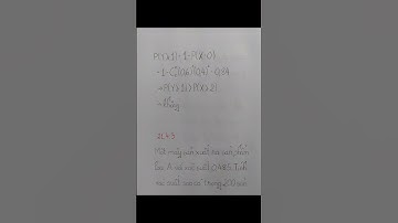 (Probability and Statistics) Phần I: Xác suất - Phân phối rời rạc - Phân phối Bernoulli - BT 21