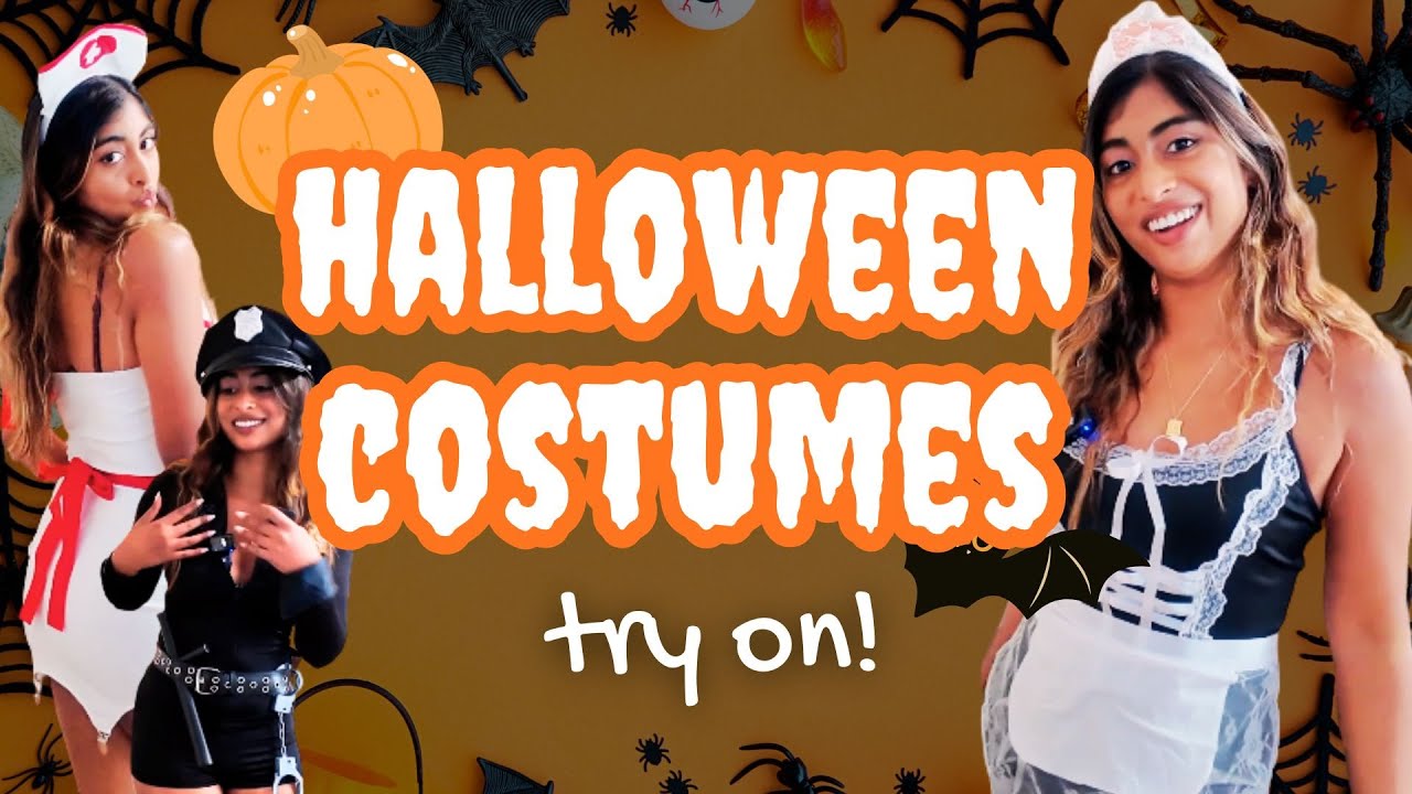 Halloween Costumes HAUL & Try On! 🎃 - YouTube