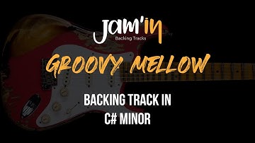 Groovy Mellow Guitar Backing Track in C# Minor