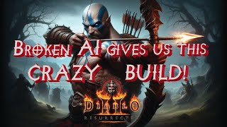 AI Creates Me The Most Off-Meta Build It Can In Diablo 2 Resurrected