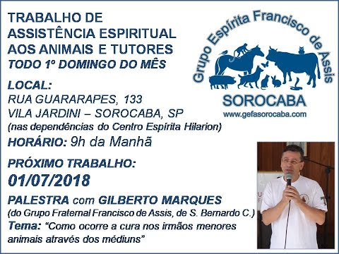 Assista: Palestra presencial - com GILBERTO MARQUES (01/07/2018)