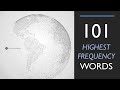 101 Highest Frequency GRE Words