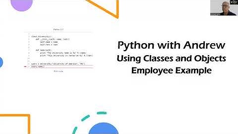 Python - Classes and Objects - An Employee Example