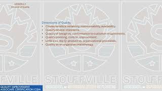Detalles CQIA Lesson 2.1 Concept of Quality Actualización