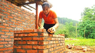 Building a Toilet With Bricks, Install plumbing and toilets connected to the septic tank