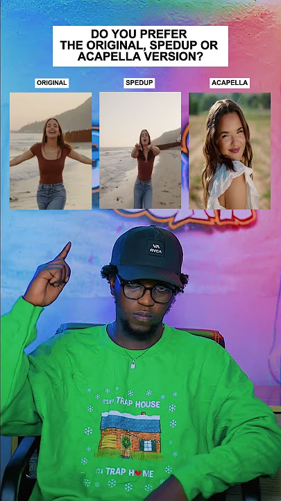 Do You Prefer The Original, Spedup Or Acapella Version? Jenna Raine