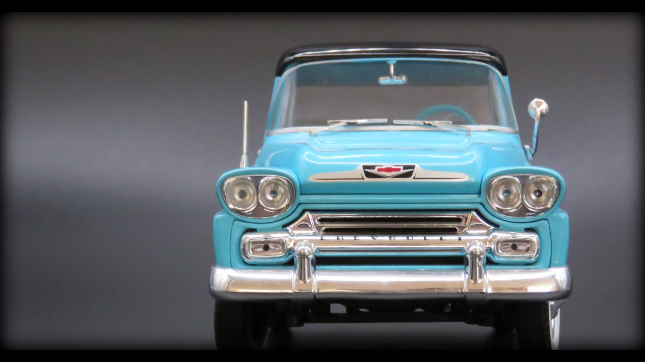 Die Cast car collection: Chevrolet Apache Cameo 1958 (Escala 1/24