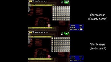 How efficient is the short charge in AM2R?