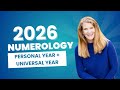 2026 NUMEROLOGY 1 Universal Year Personal Year