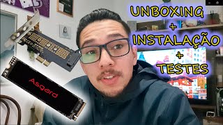 SSD NVME com Adaptador PCIe x1 em Plataformas antigas !!! + UNBOXING