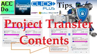 Click / Click Plus Project Transfer Contents screenshot 1