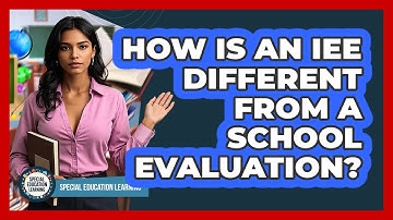 How Is an IEE Different From a School Evaluation?