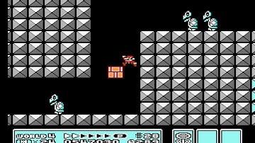 SMB3: World 4 Mini-Fortress 2 Small No Damage