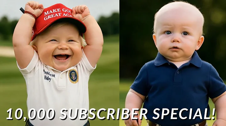 10,000 Subscriber Special Baby Trump, Biden & Kamala Try To Say Thank You 😂