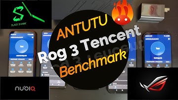 Antutu V8 Asus Rog 3 Classic Tencent Edition vs Rog 2 vs Red Magic 5G vs Black Shark 3 Pro