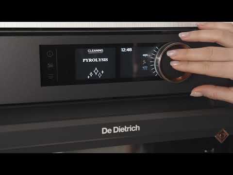 De Dietrich DOR7586A: Damp og pyrolyse ovn