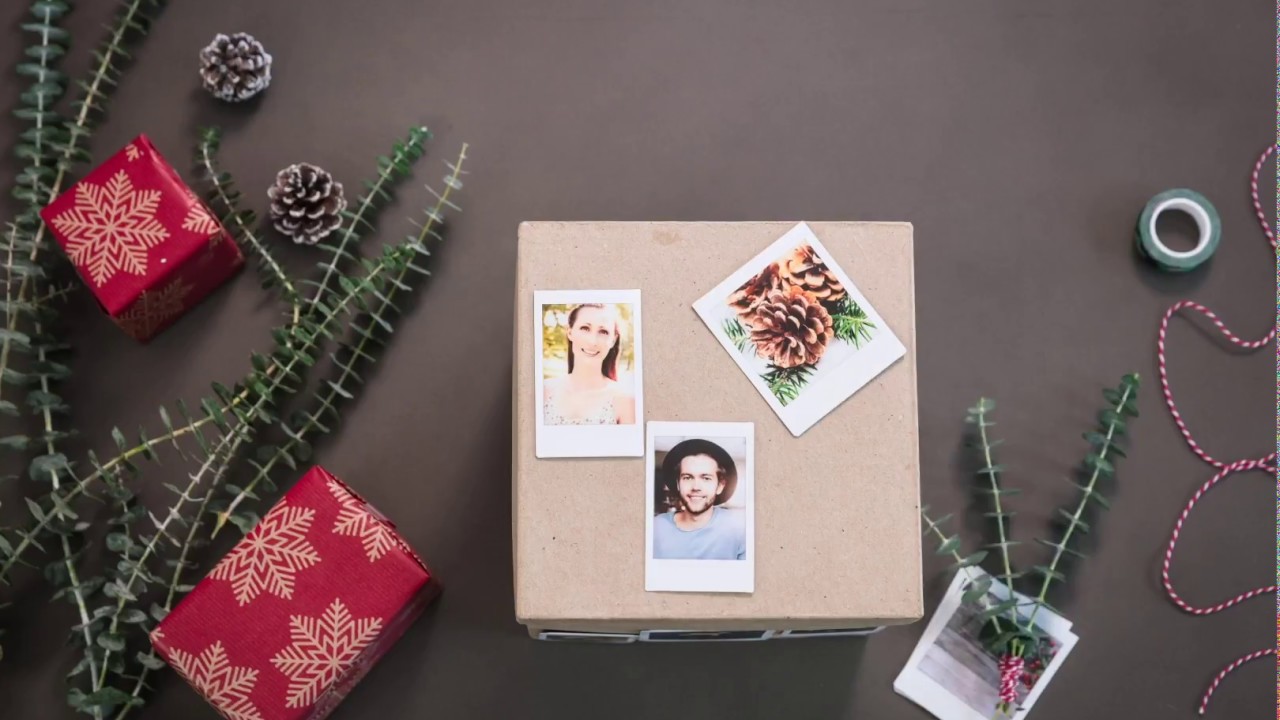 Photo Shoot Using Gift Wrapper Instax Photos DIY: Gift Wrapping - YouTube