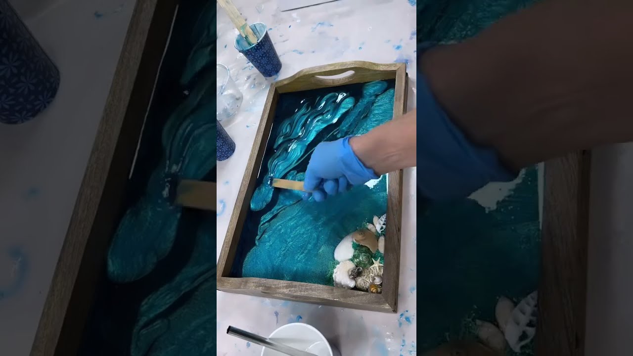 DIY Resin Beach Tray Why Layers Make All The Difference 
