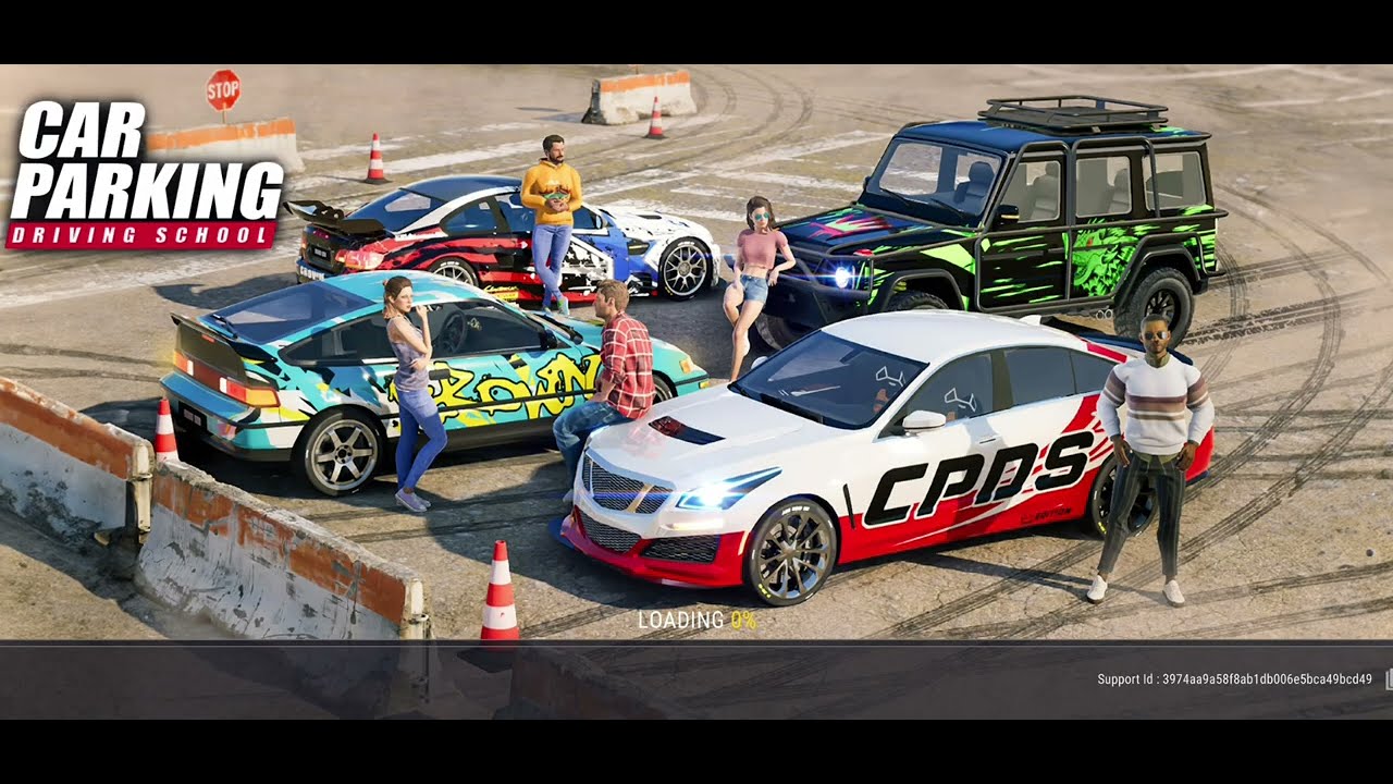 Police Car Parking Driving School Gameplay 😄
