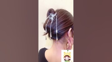 Review Kẹp Tóc Đính Đá Tua Rua Phong Cách Nhật Hàn #valentinesday #xuhuong #dangyeu #congai #viral