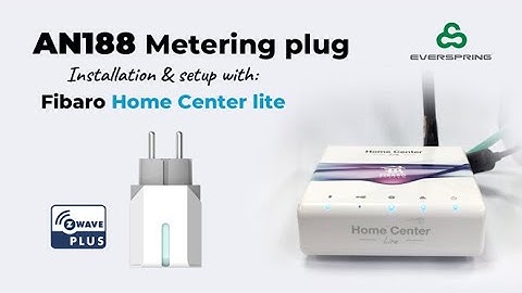 Z-Wave - AN188 Metering plug & Fibaro Home Center Lite