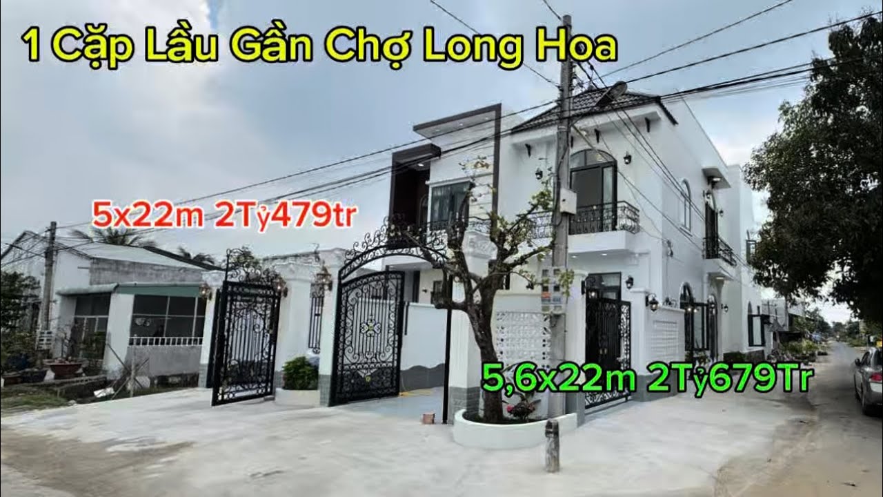 (MS120)Lên Sóng 1 Cặp Lầu Hiện Đại Tại Tây Ninh Gần Chợ Long Hoa Và Toà Thánh Tây Ninh