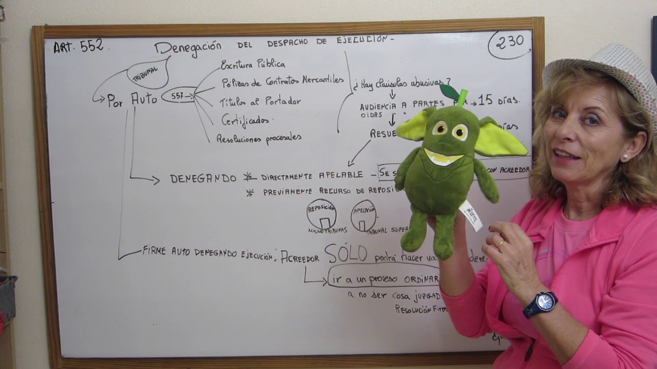 230.-DENEGACIÓN DEL DESPACHO DE EJECUCIÓN POR EL TRIBUNAL