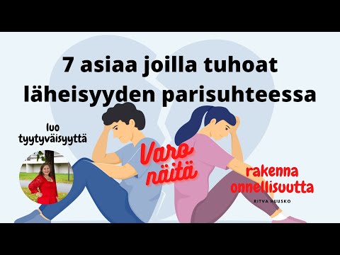 Video: Neljä Pahin Tyyppistä Miestä Parisuhteessa