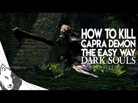 Video: Dark Souls - Capra Demon Boss Strategi