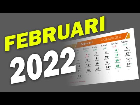 Kalender Bulan Februari 2022