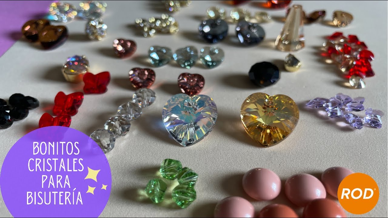 Lluvioso almacenamiento regla Cristal Swarovski para bisutería de Rod Accesorios - YouTube