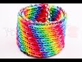 Alpha Loom - Seven 7 row Fishtail Rainbow Loom Bracelet
