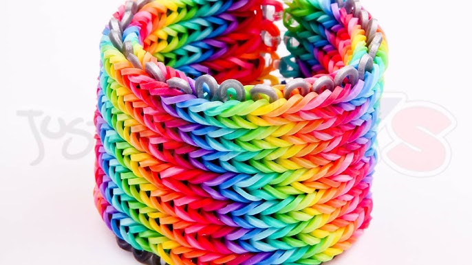 Rainbow Loom bracelet, rubber bands, 4th Of July, Independence Day    Rainbow loom bracelets, Rainbow loom rubber bands, Rainbow loom bands