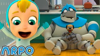 Puppy PANIC!!! 🐶 | ARPO The Robot | Funny Kids Cartoons | Kids TV Full Episode Compilation