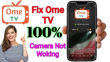 Ome TV App Camera Not Working(Quick Fix)See the solution if the camera on your Ome TV is not working