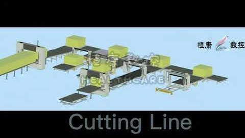 Healthcare CNC Foam Cutting machine for mattress, pillows and furniture