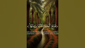 سورة القصص آية «60» الشيخ عبدالعزيز الزهراني || Surah Al Qasas- Abd-El Aziz Al-Zahrani #قرآن
