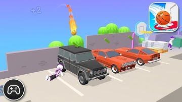 Bounce Dunk - Gameplay Walkthrough Part 23 - Racing Game Levels 72-74 (iOS, Android)