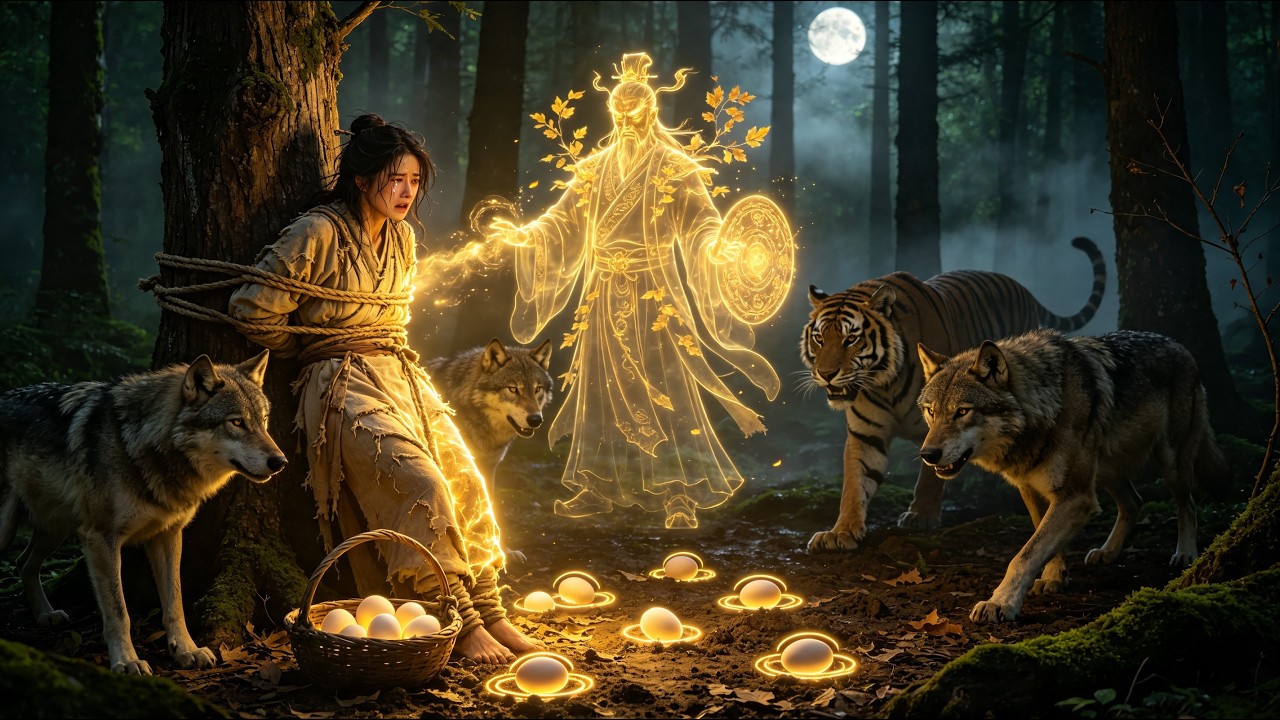 A poor woman is kidnapped by her aunt and sent deep into the mountains to feed wolves, only to be rescued by the mountain god's manifestation! The mountain god gave her the secret recipe for making tea eggs, so her whole family could live a good life!