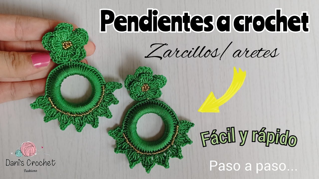 Aretes a crochet |zarcillos | pendientes | para cualquier ocasión 💚