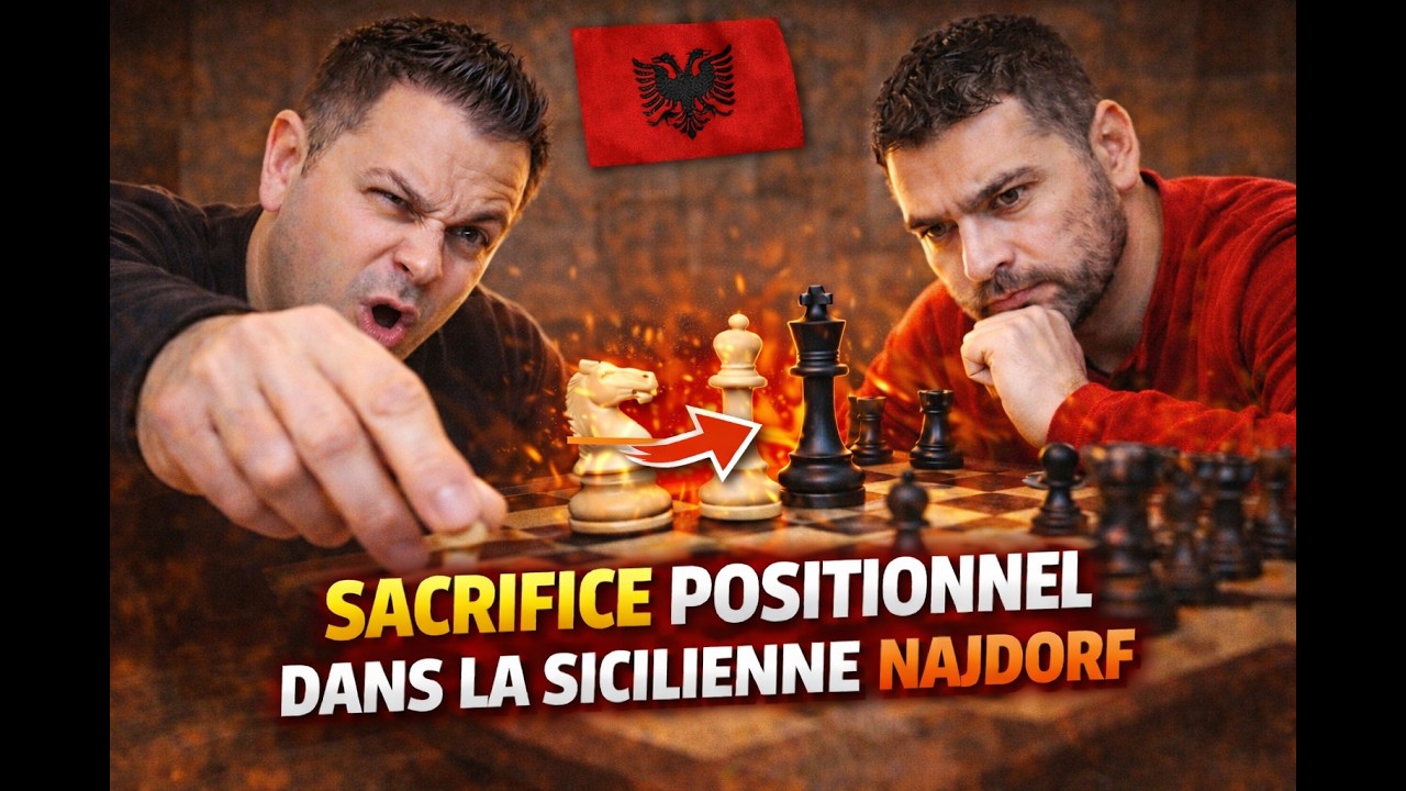 Sacrifice positionnel dans la Najdorf, un classique !!