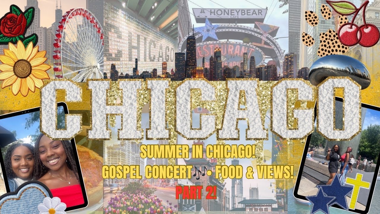 CHICAGO TRAVEL VLOG | Deep Dish Pizza, The Bean, Gospel Concert, Chinatown Ice Cream & More-Part 2!