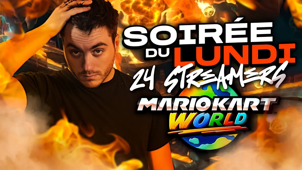 L'ENFER À 24 (Mario Kart World avec beaucoup trop de gens)